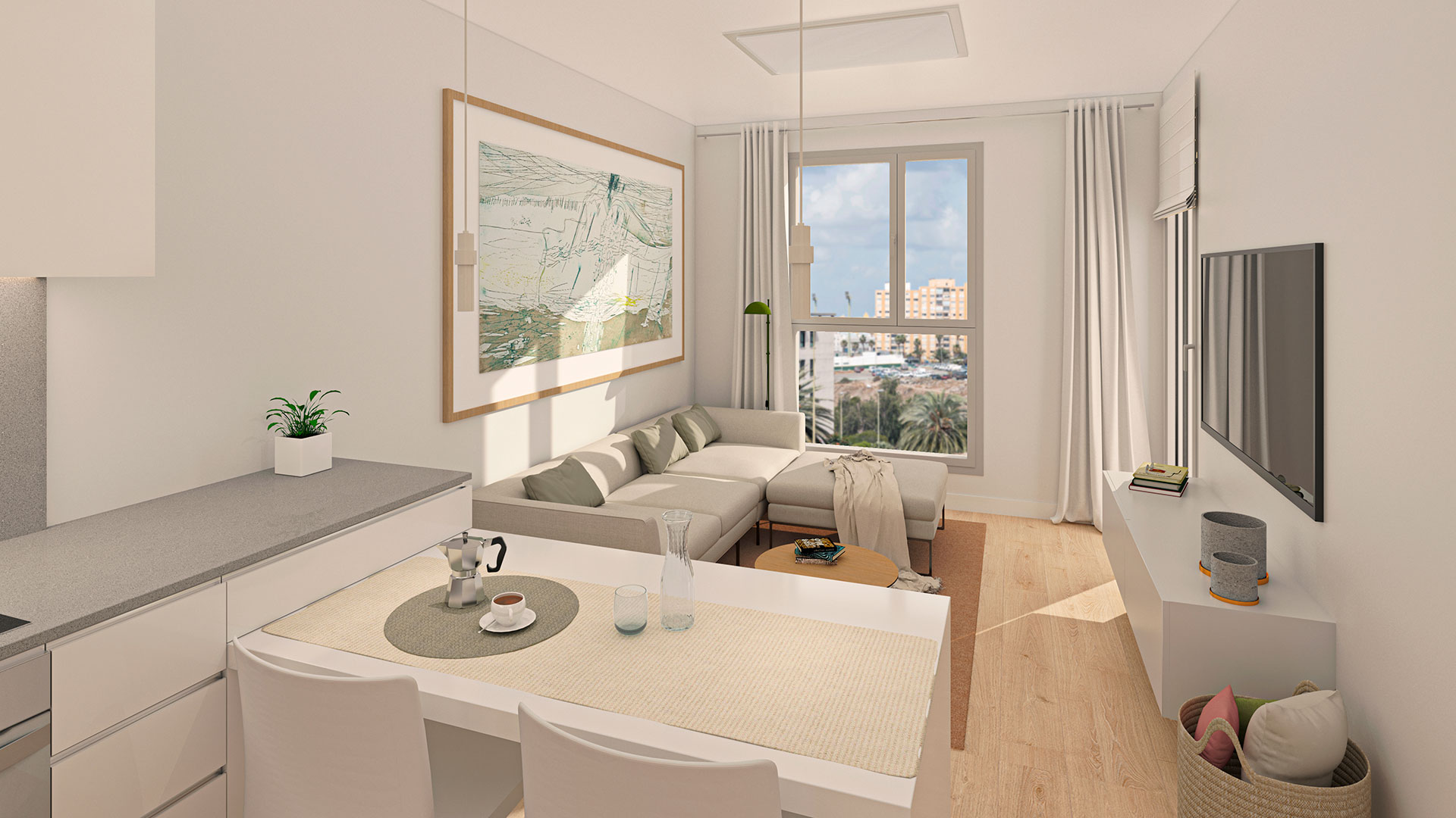 Vista interior comedor - Residencial Laurea Confort